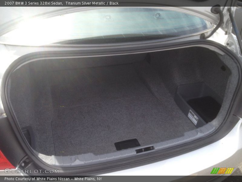Titanium Silver Metallic / Black 2007 BMW 3 Series 328xi Sedan
