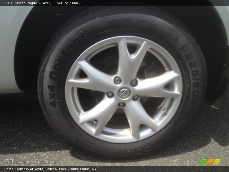Silver Ice / Black 2010 Nissan Rogue SL AWD