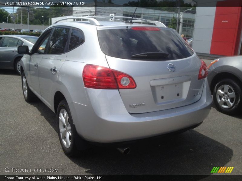 Silver Ice / Black 2010 Nissan Rogue SL AWD