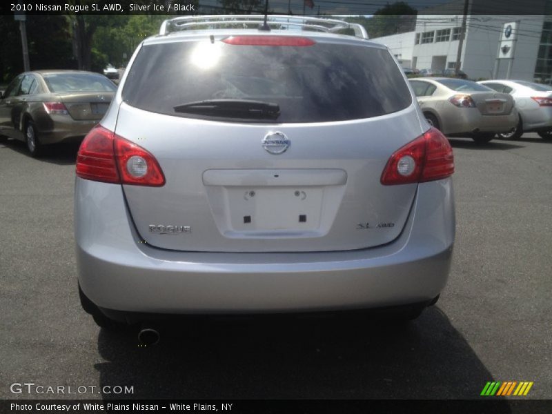 Silver Ice / Black 2010 Nissan Rogue SL AWD