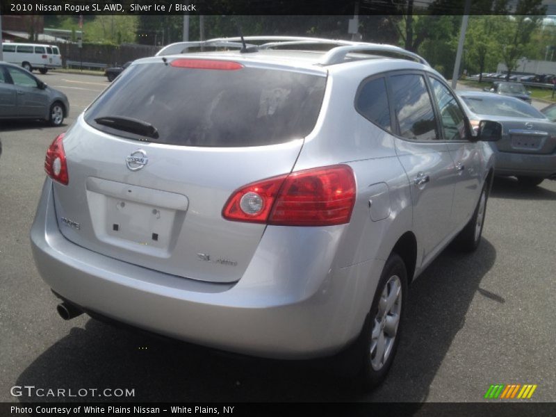 Silver Ice / Black 2010 Nissan Rogue SL AWD