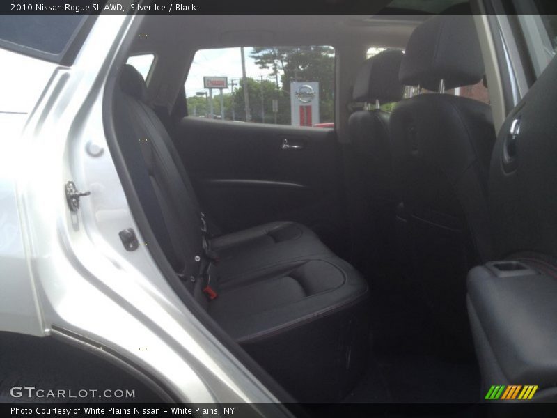 Silver Ice / Black 2010 Nissan Rogue SL AWD