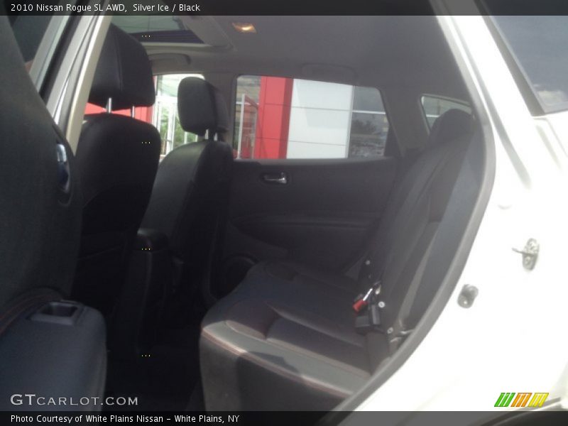 Silver Ice / Black 2010 Nissan Rogue SL AWD