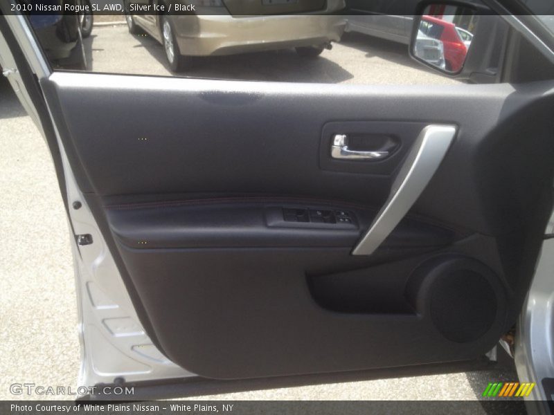 Silver Ice / Black 2010 Nissan Rogue SL AWD