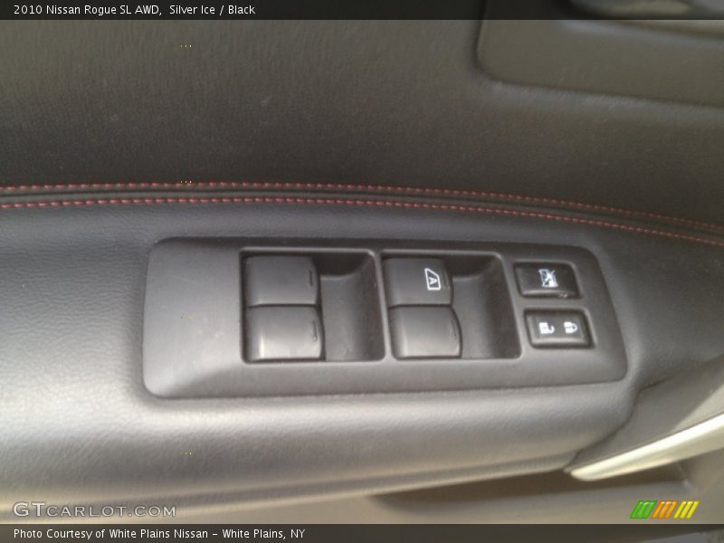 Silver Ice / Black 2010 Nissan Rogue SL AWD