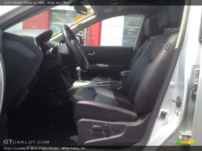 Silver Ice / Black 2010 Nissan Rogue SL AWD
