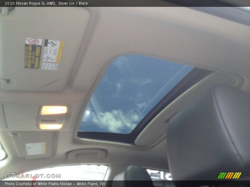 Silver Ice / Black 2010 Nissan Rogue SL AWD