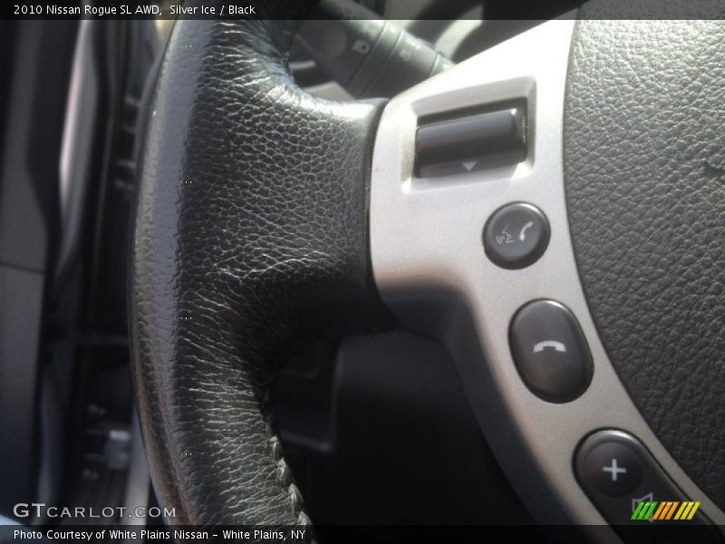 Silver Ice / Black 2010 Nissan Rogue SL AWD