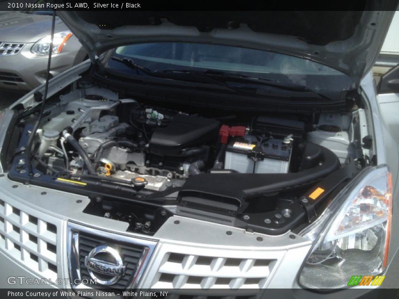 Silver Ice / Black 2010 Nissan Rogue SL AWD