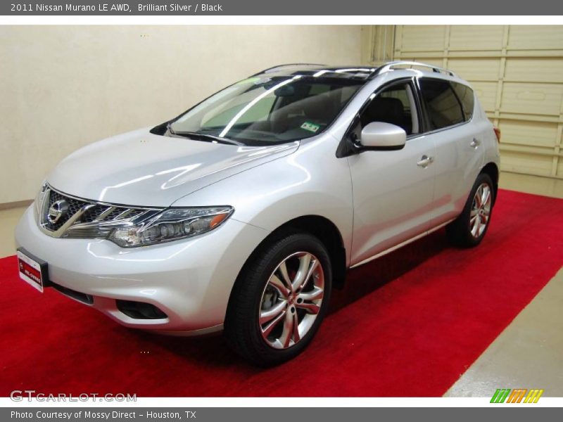 Brilliant Silver / Black 2011 Nissan Murano LE AWD