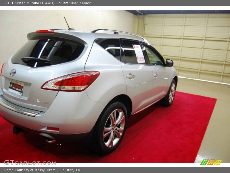 Brilliant Silver / Black 2011 Nissan Murano LE AWD