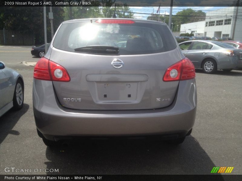 Gotham Gray / Black 2009 Nissan Rogue S AWD