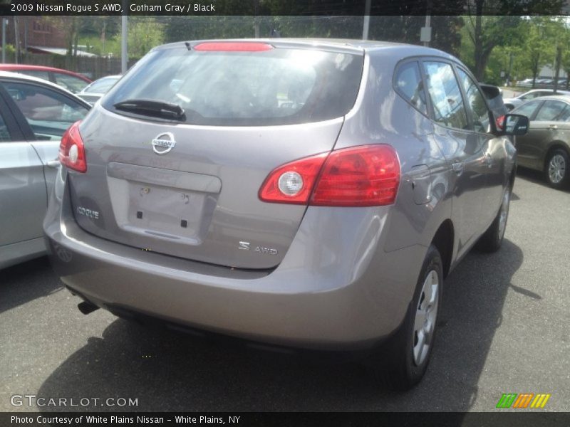 Gotham Gray / Black 2009 Nissan Rogue S AWD