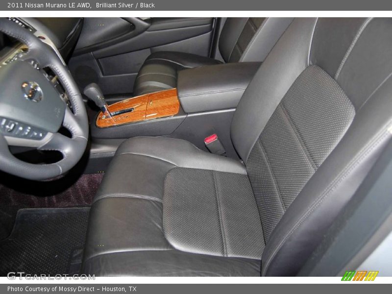 Brilliant Silver / Black 2011 Nissan Murano LE AWD