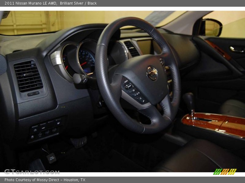 Brilliant Silver / Black 2011 Nissan Murano LE AWD