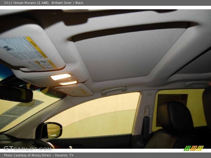 Brilliant Silver / Black 2011 Nissan Murano LE AWD