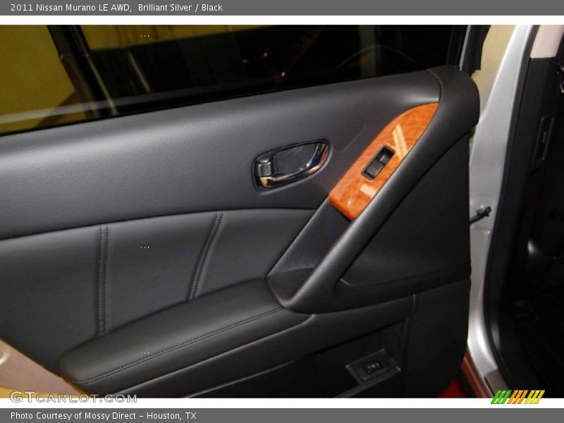 Brilliant Silver / Black 2011 Nissan Murano LE AWD