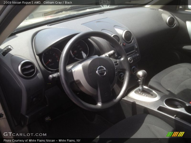 Gotham Gray / Black 2009 Nissan Rogue S AWD