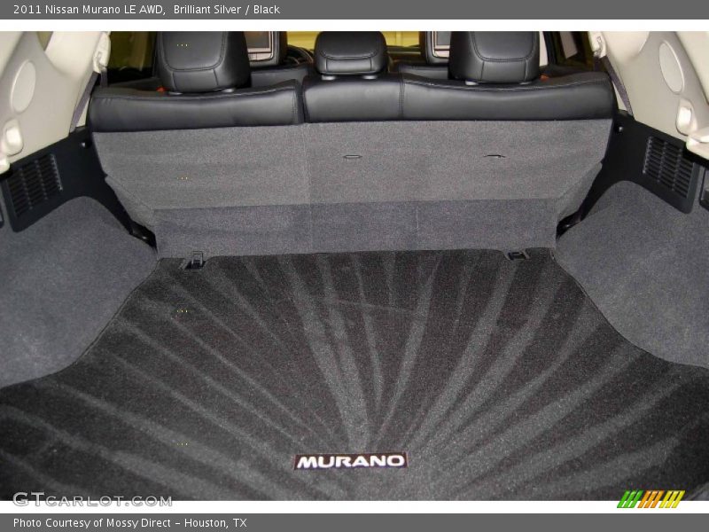 Brilliant Silver / Black 2011 Nissan Murano LE AWD