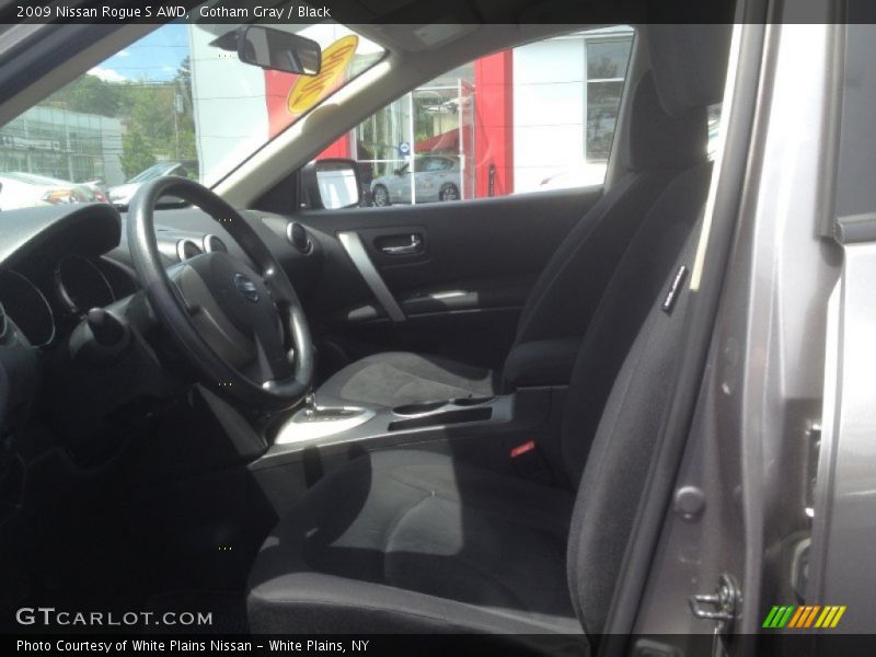 Gotham Gray / Black 2009 Nissan Rogue S AWD
