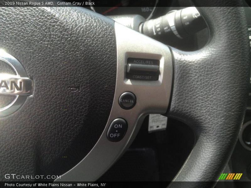 Gotham Gray / Black 2009 Nissan Rogue S AWD