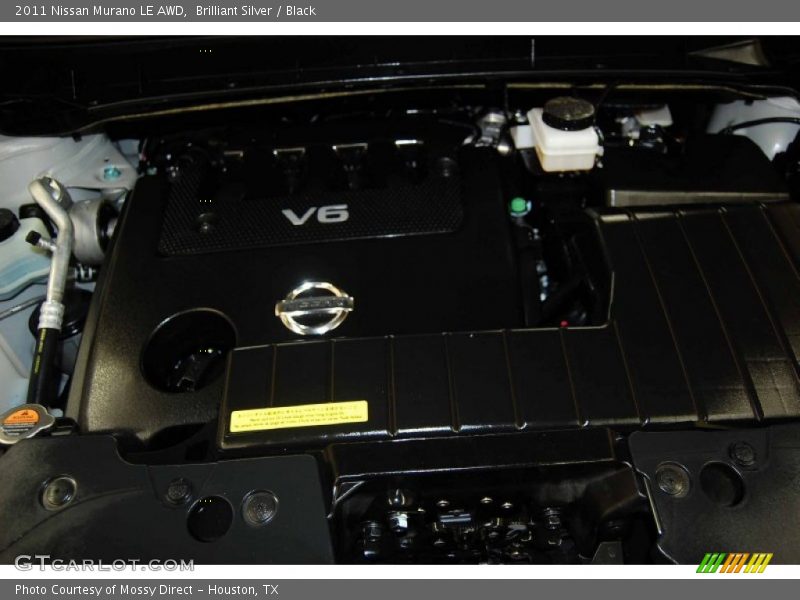 Brilliant Silver / Black 2011 Nissan Murano LE AWD