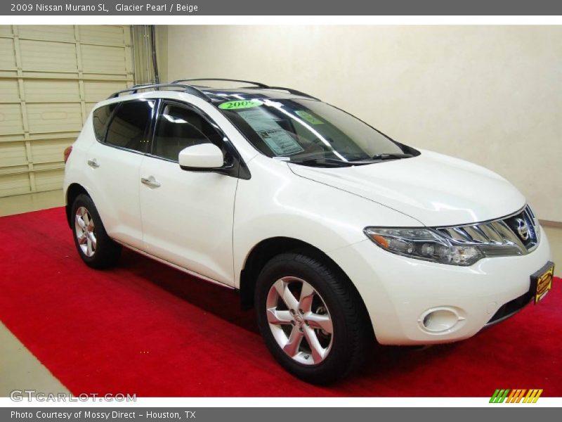 Glacier Pearl / Beige 2009 Nissan Murano SL