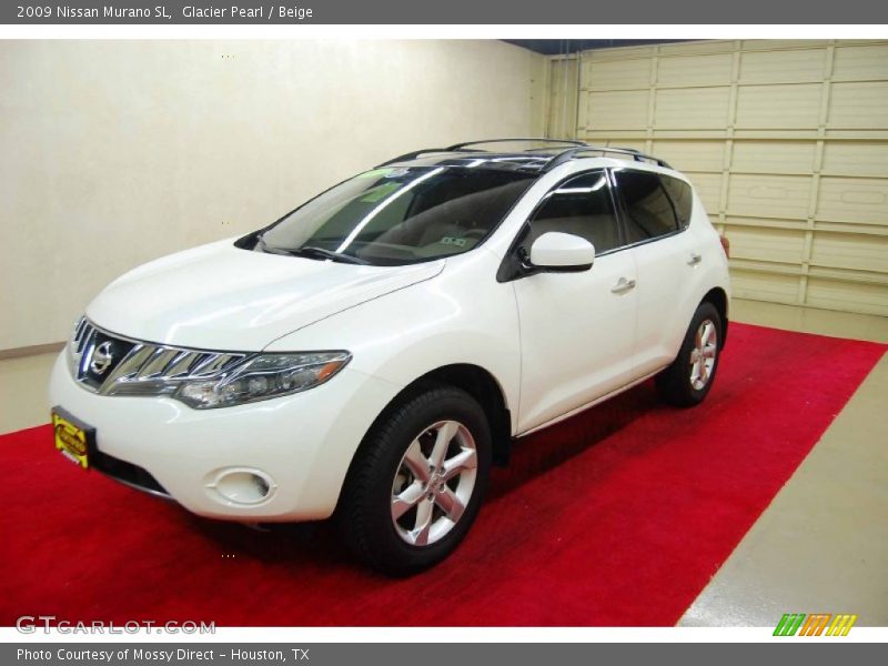 Glacier Pearl / Beige 2009 Nissan Murano SL