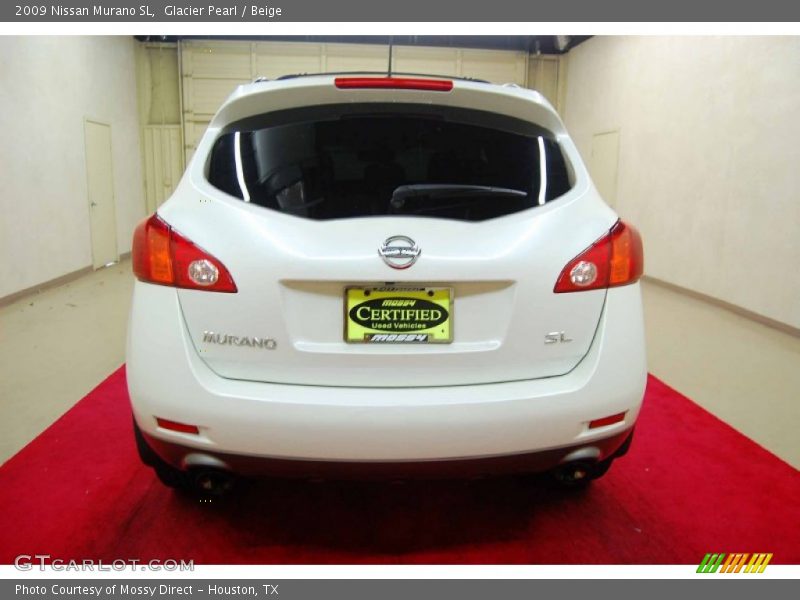 Glacier Pearl / Beige 2009 Nissan Murano SL