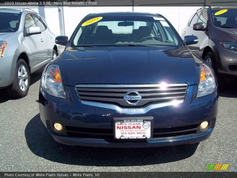 Navy Blue Metallic / Frost 2009 Nissan Altima 3.5 SE