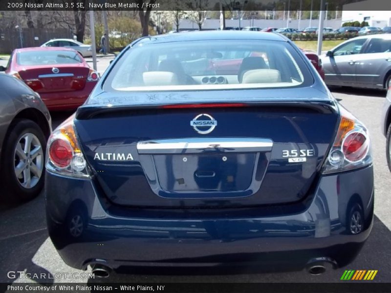 Navy Blue Metallic / Frost 2009 Nissan Altima 3.5 SE