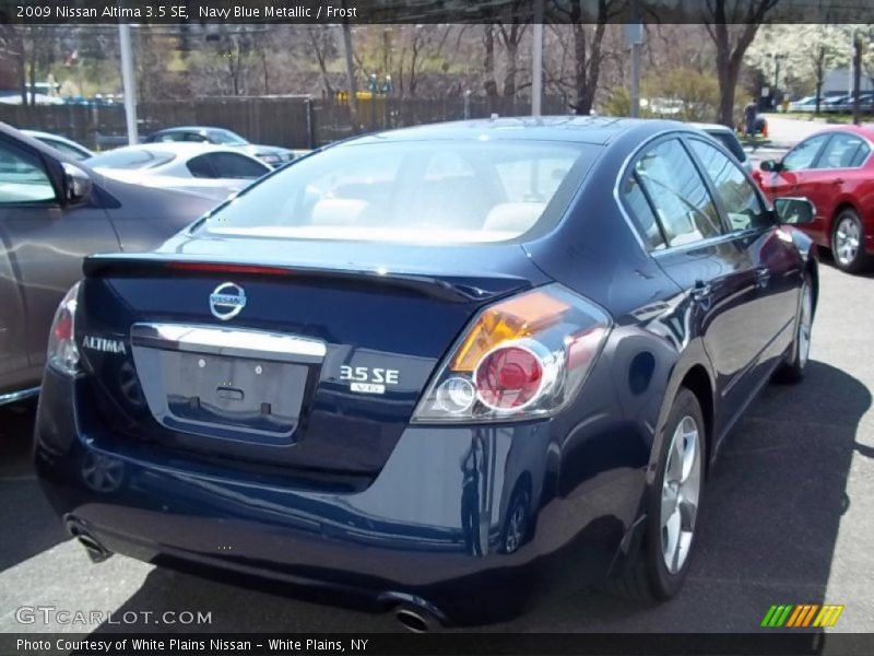 Navy Blue Metallic / Frost 2009 Nissan Altima 3.5 SE
