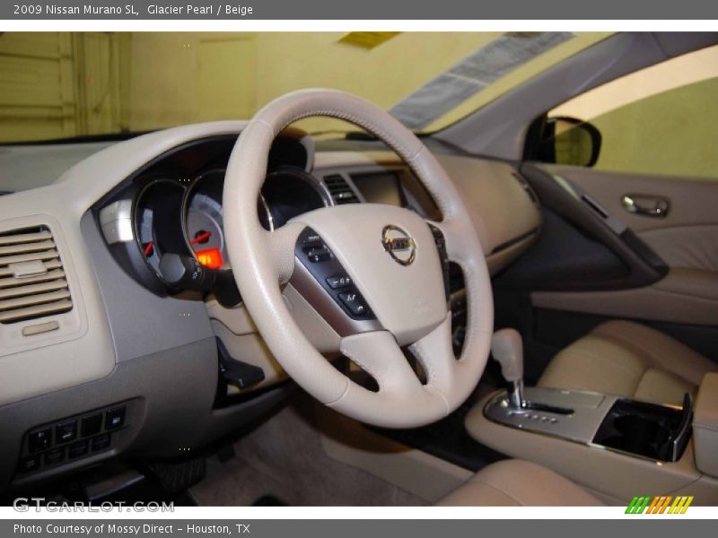 Glacier Pearl / Beige 2009 Nissan Murano SL