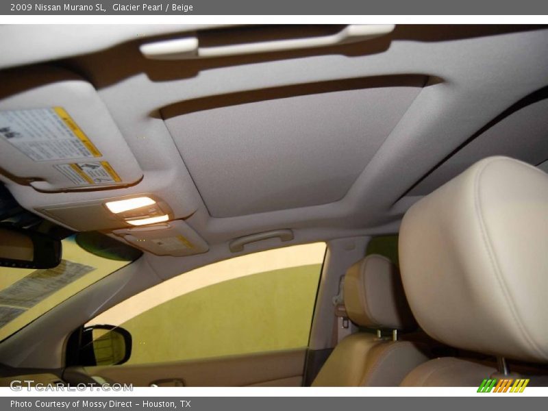 Glacier Pearl / Beige 2009 Nissan Murano SL