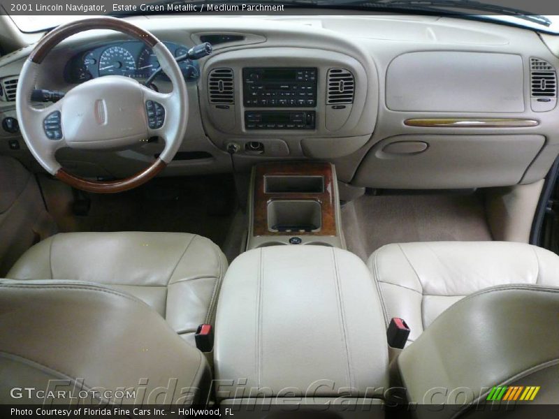 Estate Green Metallic / Medium Parchment 2001 Lincoln Navigator