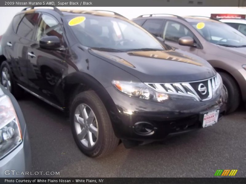 Super Black / Black 2009 Nissan Murano S AWD