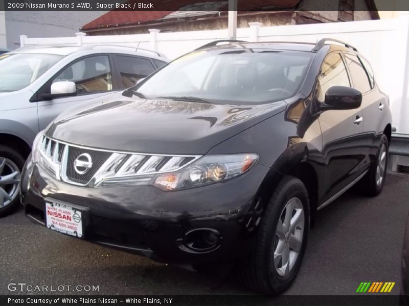 Super Black / Black 2009 Nissan Murano S AWD