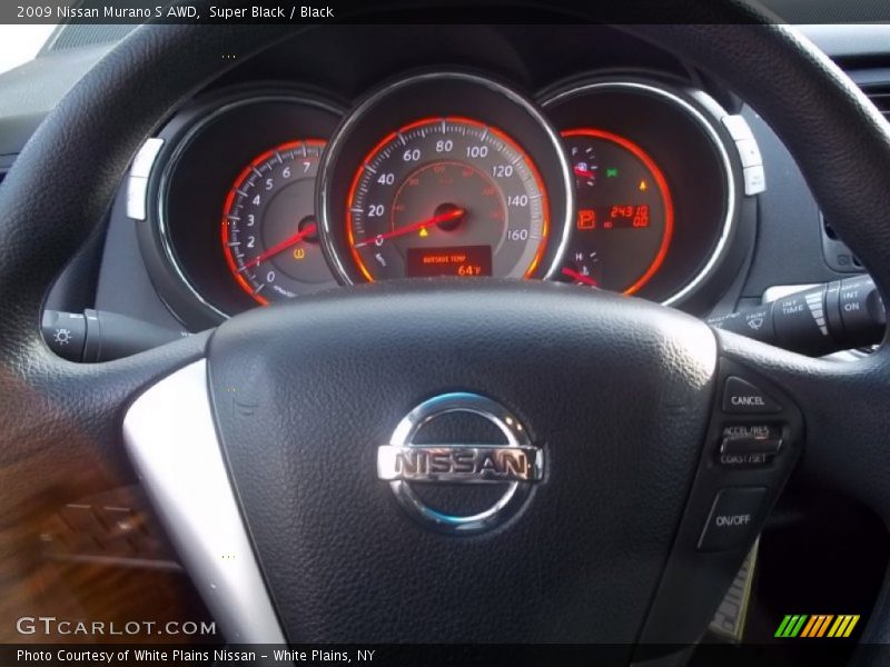 Super Black / Black 2009 Nissan Murano S AWD