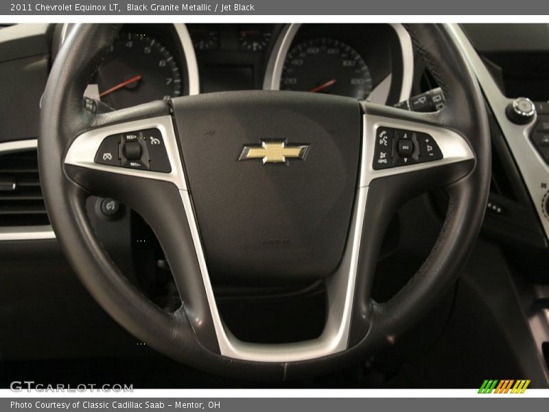 Black Granite Metallic / Jet Black 2011 Chevrolet Equinox LT