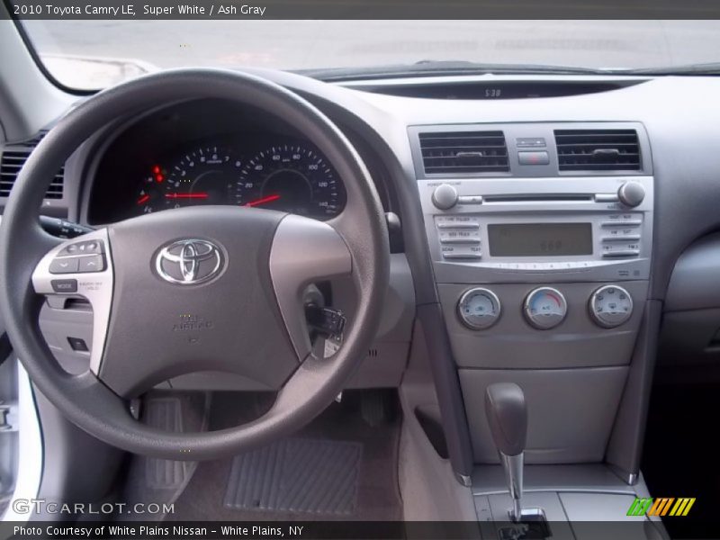 Super White / Ash Gray 2010 Toyota Camry LE
