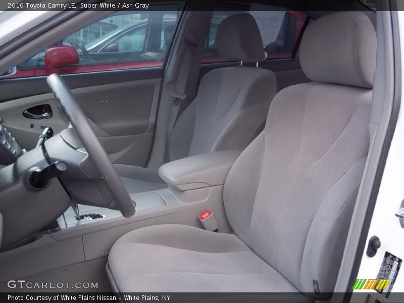 Super White / Ash Gray 2010 Toyota Camry LE