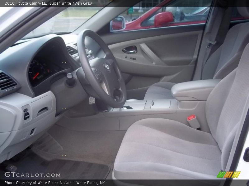 Super White / Ash Gray 2010 Toyota Camry LE