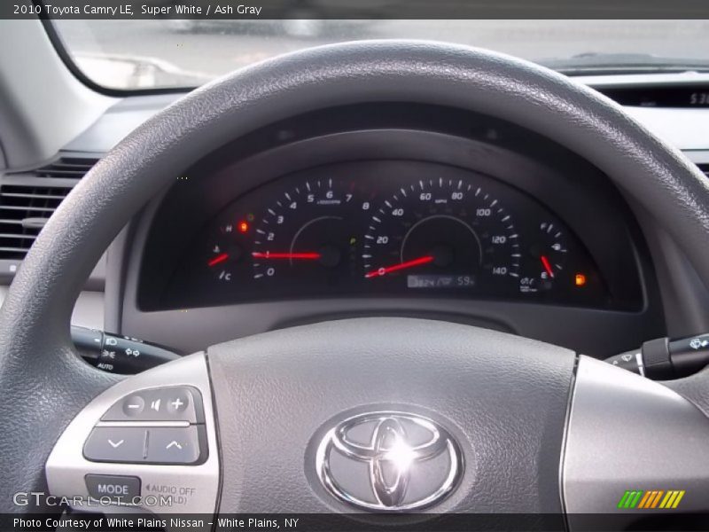 Super White / Ash Gray 2010 Toyota Camry LE
