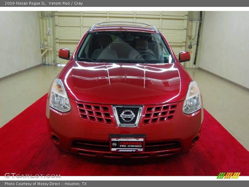 Venom Red / Gray 2009 Nissan Rogue SL