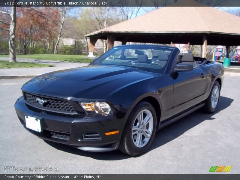 Black / Charcoal Black 2012 Ford Mustang V6 Convertible