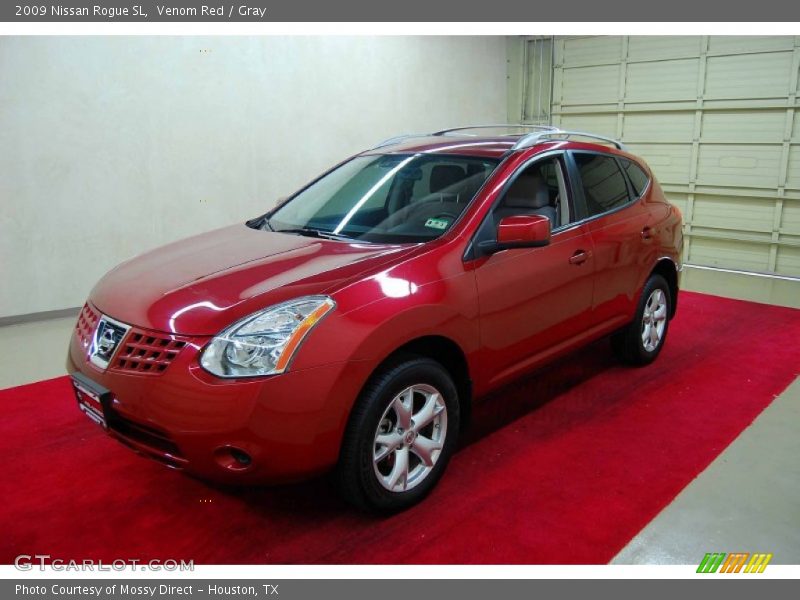 Venom Red / Gray 2009 Nissan Rogue SL