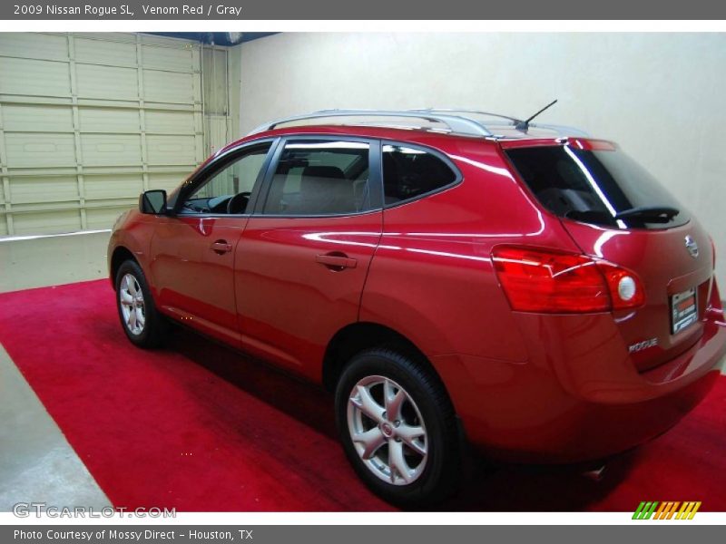 Venom Red / Gray 2009 Nissan Rogue SL