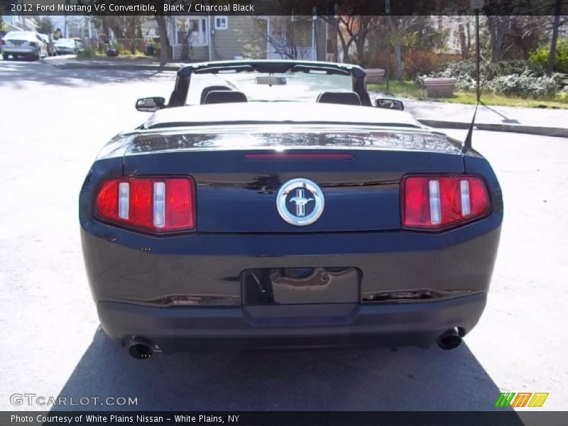 Black / Charcoal Black 2012 Ford Mustang V6 Convertible