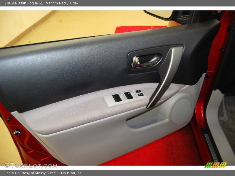 Venom Red / Gray 2009 Nissan Rogue SL