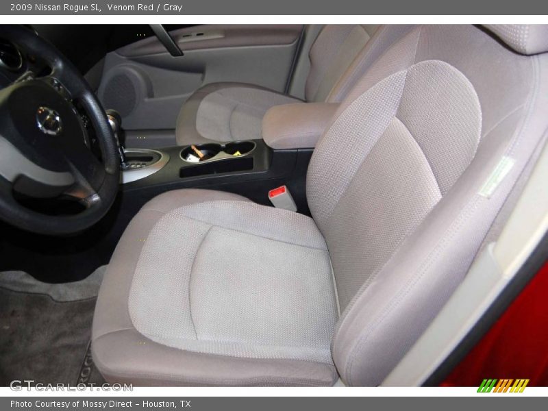 Venom Red / Gray 2009 Nissan Rogue SL